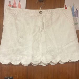Lily Pulitzer Classic White Skort